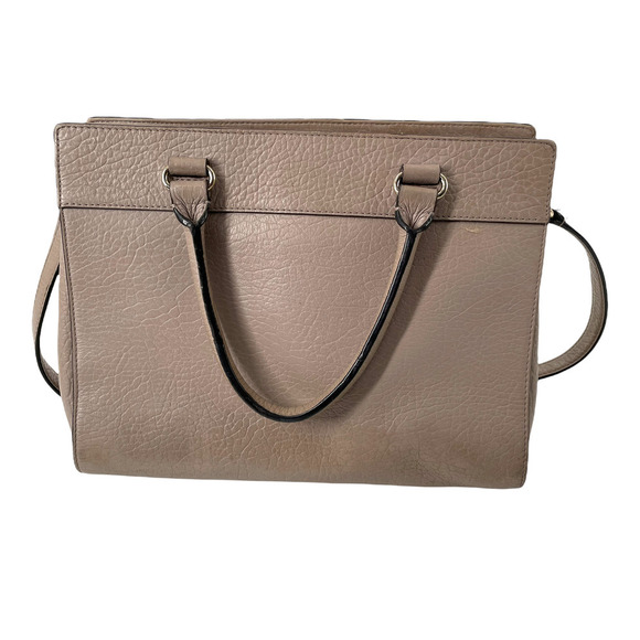 KATE SPADE ROMY PERRI LANE LEATHER TOTE BEIGE - Picture 6 of 9